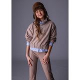 Mayoral Kız Çocuk Sweatshirt - Bej - 10 Yaş