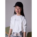 Mayoral Kız Çocuk Sweatshirt - Beyaz - 10 Yaş