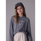 Mayoral Kız Çocuk Sweatshirt - Gri - 10 Yaş