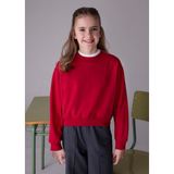 Mayoral Kız Çocuk Sweatshirt - Kırmızı - 10 Yaş