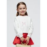 Mayoral Kız Çocuk Sweatshirt-Krem - 4 Yaş