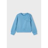 Mayoral Kız Çocuk Sweatshirt - Mavi - 4 Yaş