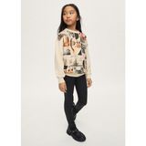 Mayoral Kız Çocuk Sweatshirt Tayt Takım Siyah 7763 - Bej - 14 Yaş