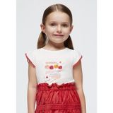 Mayoral Kız Çocuk T-Shirt - Krem - 4 Yaş