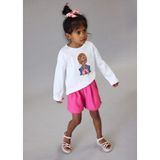 Mayoral Kız Çocuk Toka ve Sweatshirt Set Beyaz - 4 Yaş