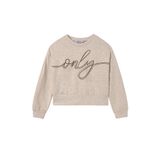 Mayoral Kız Çocuk Yazılı Sweatshirt 7467 KREM 10 yaş