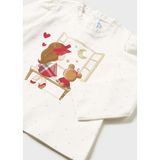 Mayoral Krem Bebek Tshirt - Mayoral - Krem - 18-Ay - 2007---KREM-18-AY - 1,5 Yaş