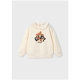 Mayoral Krem Kız Çocuk Fırfırlı Yaka Sweatshirt 4430 - 7 Yaş
