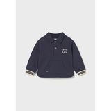 Mayoral Lacivert Erkek Bebek İşlemeli Sweatshirt 2415