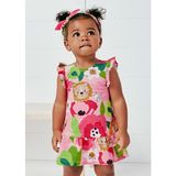 Mayoral Mayoral-Kız BEBEK-ELBISE-SS22-M1936 - Pembe - 2 Ay