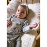 Mayoral Newborn Kız Bebek Elbise ve Saç Bandı - 0 - 1 Ay - Gri