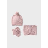 Mayoral Pembe Bebek Bere Atkı Eldiven Takım 10019