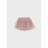 Mayoral Pembe Kız Bebek Puantiyeli Tül Etek 2901 PEMBE
