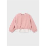 Mayoral Pembe Kız Çocuk Peluş Sweatshirt 4431 - 5 Yaş