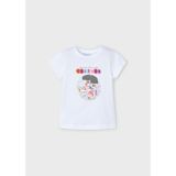 Mayoral Yazlık Kız Çocuk Baskılı T-Shirt - Beyaz - 2 Yaş