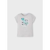 Mayoral Yazlık Kız Çocuk Baskılı T-Shirt - Gri - 2 Yaş