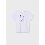 Mayoral Yazlık Kız Çocuk T-Shirt - Beyaz - 18 Yaş