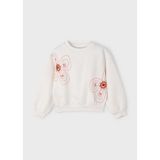 Mayoral Yazlık -Mevsimlik Kız Çocuk Sweatshirt - Krem - 2 Yaş