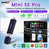Maypal Carlinkit Mini 5 Pro Kablosuz Araç Adaptörü 2in1 Carplay & Android Auto Hızlı Bluetooth WiFi Type-C USB-A Çift Bağlantı Girişi - Mini Pro