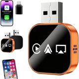 Maypal R4 4-In-1 Kablosuz Adaptör, Carplay ve Android Auto Için, Airplay, Mirrorlink, Tak ve Çal�