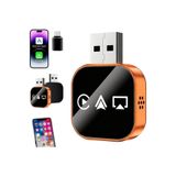 MayPal R4 4-in-1 Kablosuz Adaptör, CarPlay ve Android Auto için, AirPlay, MirrorLink, Tak ve Çalıştır
