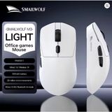 Maypal Smailwolf M3 Pro Plus Kablosuz Oyuncu Mouse PAW3311 Sensör - 3 Modlu 12000 Dpı Manyetik Şarj Standlı Rgb 65G Ultra Hafif Fare 1000Hz 1k Hız - M3Pro+ White
