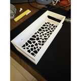 Mays 3D Studio 3D Baskı Duvara Monte Banyo Rafı Şampuanlık Sabunluk Düzenleyici Beyaz