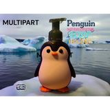 Mays 3D Studio Penguen Tasarımlı Köpük Sabunluk / Sıvı Sabun Dispenseri – Dekoratif Banyo & Mutfak Aksesuarı