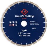 Mays Diamond Silent Granit Testere 350 mm (16") Profesyonel Elmas Kesici Testere | Granit, Mermer, Doğal Taş, Bazalt ve Beton Kesme Diski