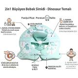 MayToys Dinozor Temalı 2in1 Büyüyen Bebek Simidi - Sökülebilir Oturaklı & Fonksiyonel Deniz Simidi
