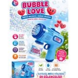 MayToys Otomatik Baloncuk Makinesi Pilli Köpük Tabancası Sızdırmaz Tasarım Bubble Gun Mavi