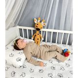 Mayu Baby Collection Kışlık Bebek Bady ve Tayt Takımı - Ikili Takım %100 Doğal Pamuk Penye Bady Bej - 1 - 1,5 Yaş
