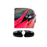 Mayuk Dizayn Seat Ibiza Mk4 6j (2008-2017) Uyumlu Batman Yarasa Ayna Kapağı Piano Black Ve Montaj Bandı ----