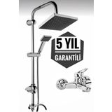 Mayygo Mix Banyo Bataryası Robot Yağmurlama Tepe Duş Seti Duş Başlığı 2’li