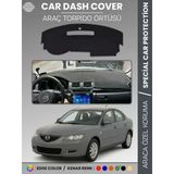 Mazda 3 (2003-2009) Torpido Örtüsü Panel Halısı Koruma Torpido Koruma Araca Özel Kaymaz Kolay Montaj