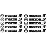 Mazda 3 Kapı Kolu Sticker Yapıştırma 10 Adet