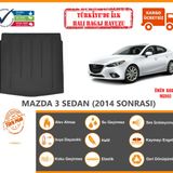 Mazda 3 Sedan 2014 Sonrası Halı Bagaj Havuzu