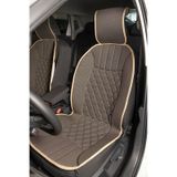 Mazda 9.29 Lüx Oto Koltuk Minderi Ön 2'li Set ELEGANCE Serisi KOYU BEJ