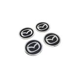 Mazda Alüminyum Jant Göbeği Yapıştırma Siyah 60Mm 4 Adet