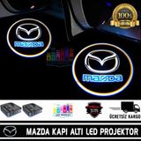 Mazda Araçlar İçin Pilli Yapıştırmalı Kapı Altı Led Logo