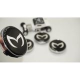 Mazda Batman Logo Jant Göbeği Kapak Seti 60mm