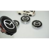 Mazda Jant Gobegi Gumus Siyah Kapak Seti 60Mm