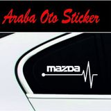 Mazda Kalp Atışı Ritim Oto Sticker (2 Adet