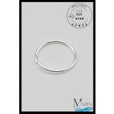 MAZEN Gri Halka Hızma | 925 Ayar Gümüş Tekli Hızma | Minimalist Burun Piercing | Kadın Takı Aksesuar