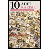 MAZEN Metalize Terlik Süsü 10’lu Set Kadınlara Özel – Karışık Figürlü, Taşlı, Şık Tasarımlar