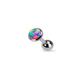 MAZEN Neon Opal Taşı Cerrahi Çelik Tragus Helix Piercing Küpe Bir Adet 6 Mm