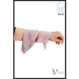 MAZEN Soft Lila Düz Renk Şifon Fular 45x45 Saç, Çanta, Bilek, Boyun Aksesuarı