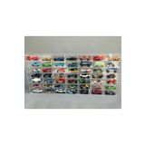 MAZERONREKLAM Kapaklı Hotwheels Araba Rafı Pleksi 49 Araçlık Model Sergileme(çerçeve Kalınığı 4 Mm )