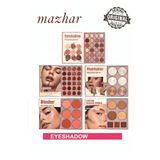 mazhar Makyaj Kitapı 5'li Palet Seti – Göz Farı, Ruj, Highlighter, Allık,