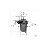 Mazot Fıltresı Kango/Clıo Iı/Mıcra Iıı/Note/Juke 1,5dcı Delıklı ( 0986tf0125)